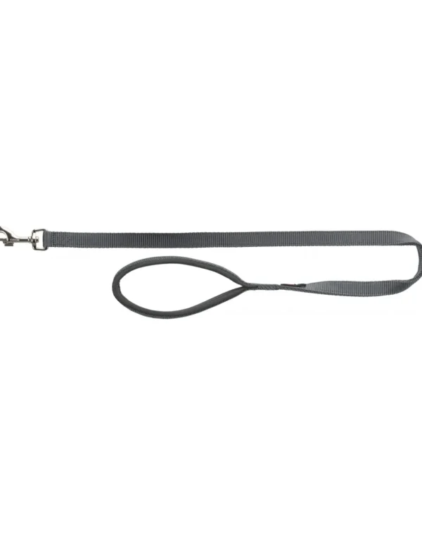 tx200116 dog guinzaglio premium mis.xs-s 1,2m/15mm grigio