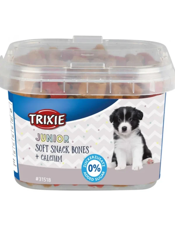 tx31518 dog junior soft snack bones 140gr
