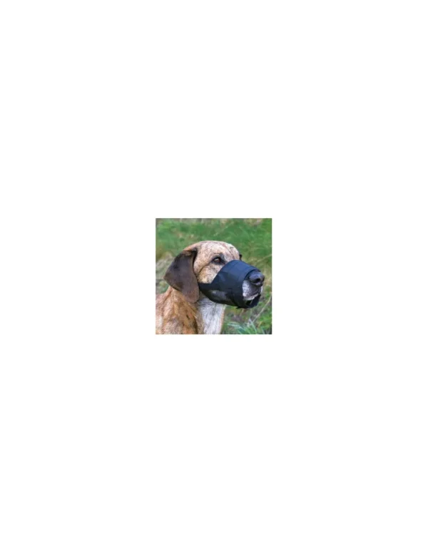 tx19262 dog museruola in nylon-rete tg 2 s-m