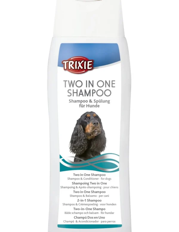 tx29197 dog shampoo two in one 250ml