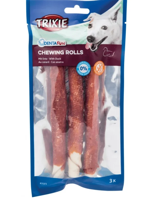 tx31373 dog snack bastoncini con anatra 17cm/140gr 3 pezzi off zg