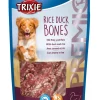 tx31742 dog snack premio rice duck bones 80gr