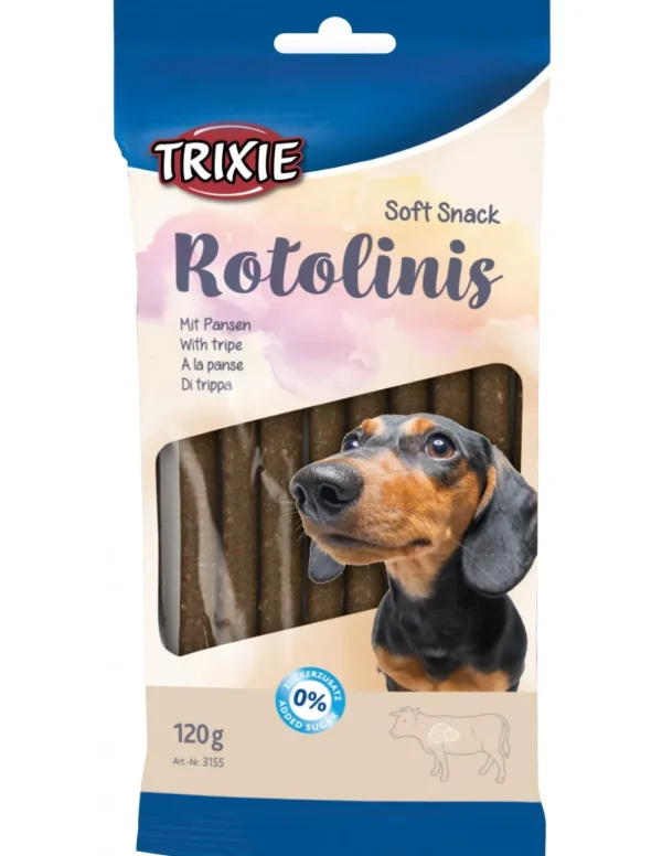 tx3155 dog snack rotolinis alla trippa 12pz-120gr