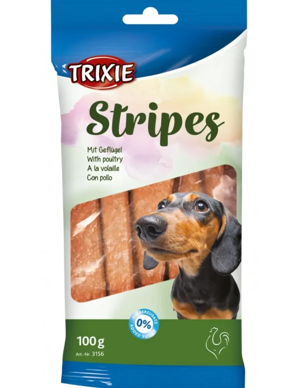 tx3156 dog snack stripes 10pz 100gr