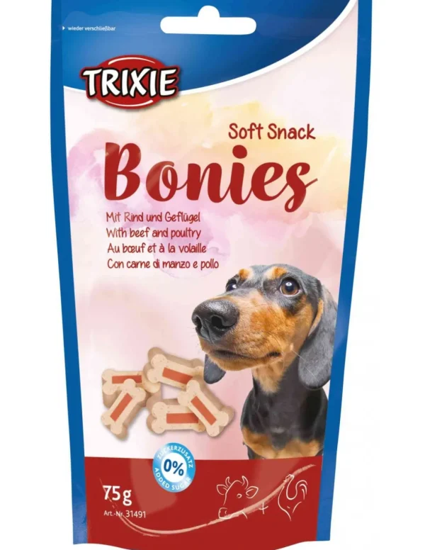 tx31491 dog soft snack bonies manzo-pollo 75gr