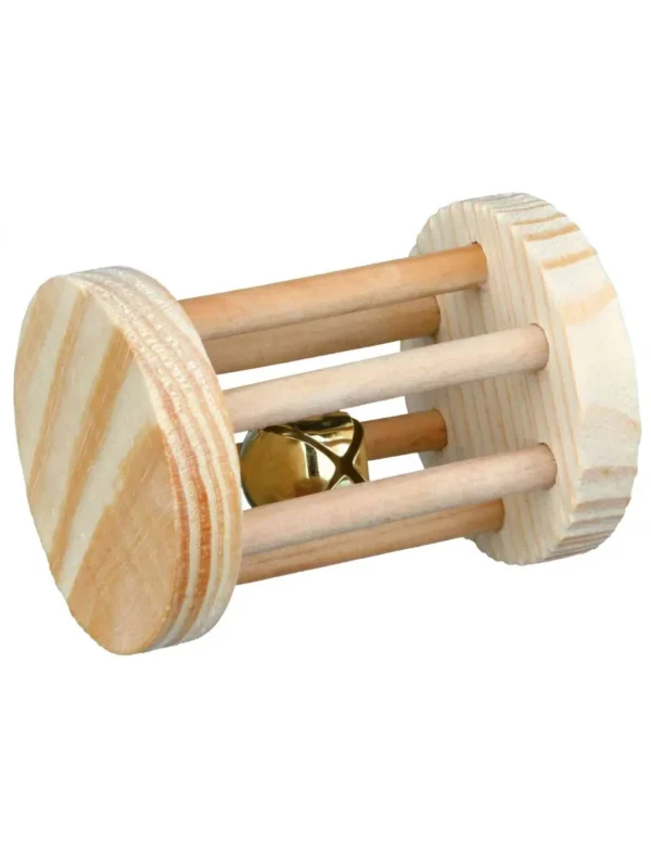 tx6184 rod gioco cilindro in legno c/campanello