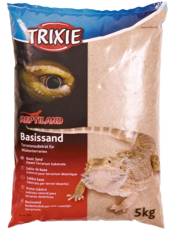 tx76131 sabbia base substrato per terrari desertici giallo 5kg