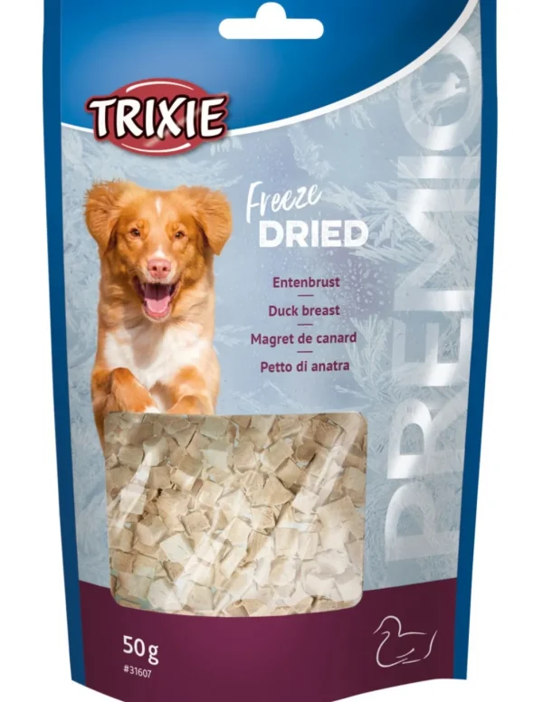 tx31607 snack dog freeze dried petto d'anatra liofilizzato 50gr