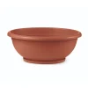 veca ciotola naxos 50cm con sottovaso ad incastro terracotta