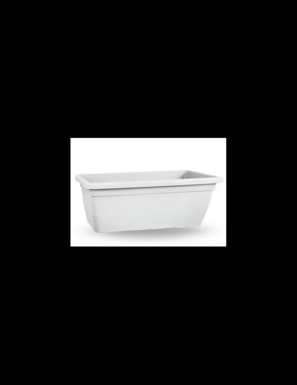 veca fioriera rettangolare anthea 60cm bianco