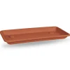 veca sottofioriera rettangolare anthea 50cm terracotta