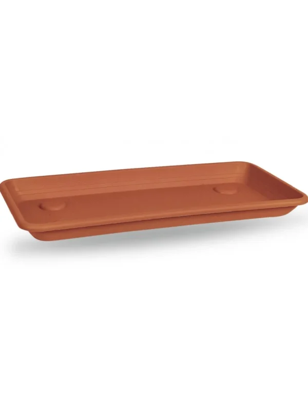 veca sottofioriera rettangolare anthea 80cm terracotta