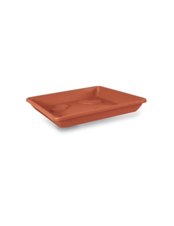 veca sottovaso quadrato 20cm terracotta