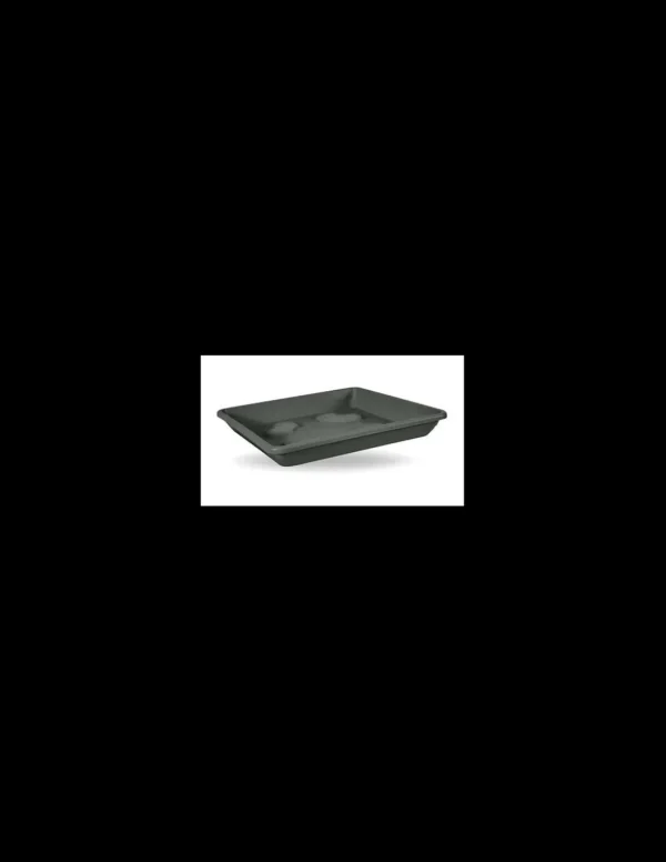 veca sottovaso quadrato 36cm antracite