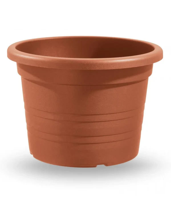 veca vaso cilindro 27cm terracotta