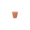 veca vaso doppio bordo liscio 35cm terra di siena