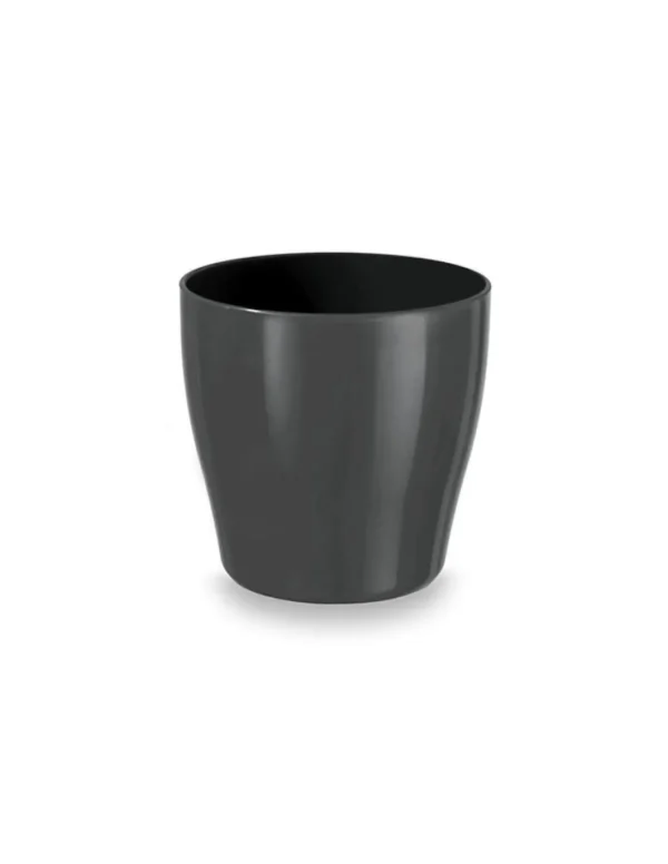 veca vaso living 25cm indoor nero