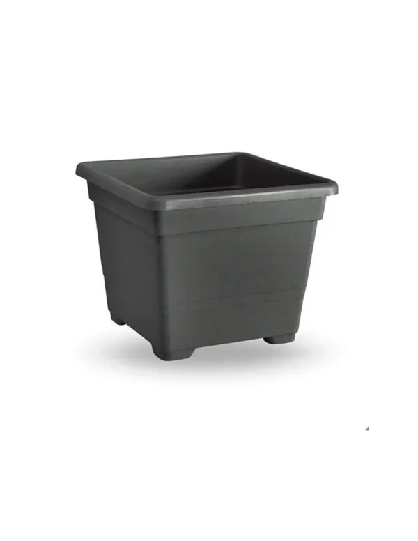 veca vaso quadrato 32cm antracite